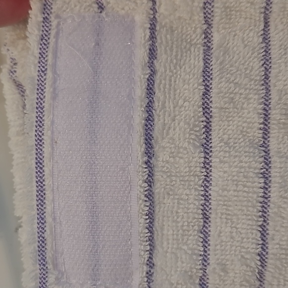 Bath wrap. Spa towel with velcro closure. Hands free. 100% cotton white lavender - Picture 4 of 8